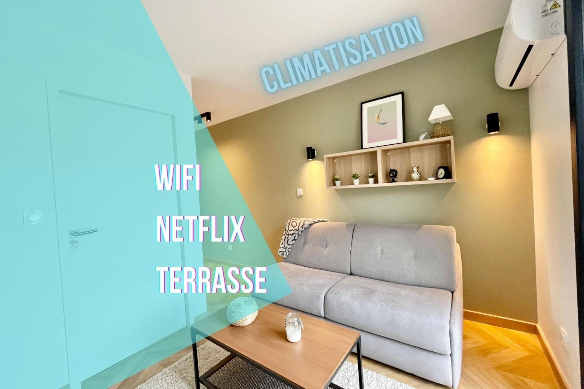 Le Flachet - Climatisation - Wifi Apartman Villeurbanne Kültér fotó